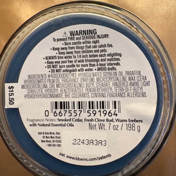 Bath & Body Works Candle 7oz NEW - Picture 2 of 3